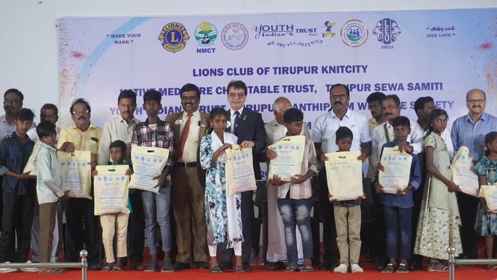 NMCT community members gathered at a village programme in the Coimbatore district
